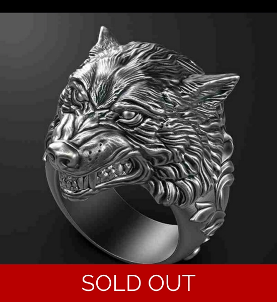 Wolf Ring SZ 12
